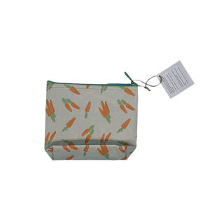 Thirty One Snack & Go Pouch Carrot Bunch Easter Reusable Zip Bag NWT